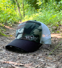 Load image into Gallery viewer, Detroit - Tricolor Hat - Camo / Black / White