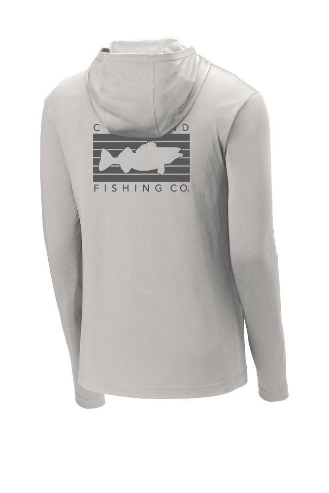 Cleveland Performance Sun Hoodie - Silver – Fish Local