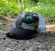 Load image into Gallery viewer, Pittsburgh - Tricolor Hat - Camo / Black / White