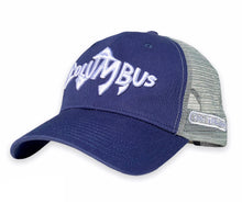 Load image into Gallery viewer, Columbus Fish - Unstructured Trucker - Navy / Grey