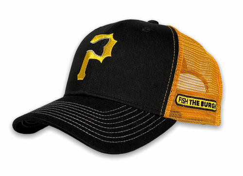 Pittsburgh - Fishtail P Hat - Black / Yellow