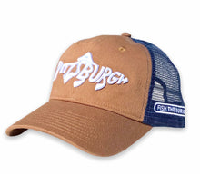 Load image into Gallery viewer, Pittsburgh Fish - Unstructured Trucker - Latte / Navy